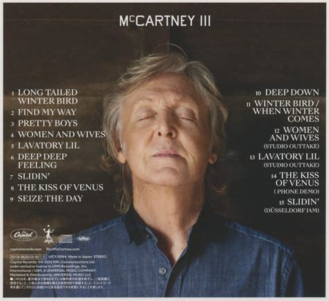 Classic Rock Covers Database: Paul McCartney - McCartney III (2020)