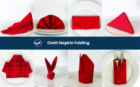 Easy Cloth Napkin Folding Ideas - diy-magazine.com