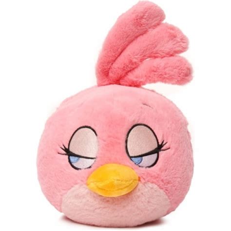 Angry Birds Stella Pink Girly Bird Plush 8 Pillow Doll Character Mighty ...