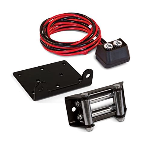 Champion 3000-lb. ATV/UTV Winch Kit, BLACK,RED | Pricepulse