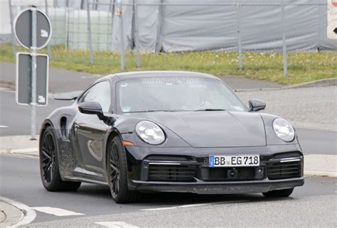 2023 Porsche 911 Turbo Hybrid Spied on the Nurburgring - autoevolution