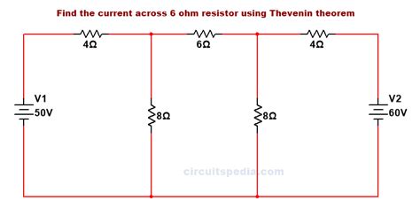 Thevenin Theorem | Thevenin's Theorem Solution Example