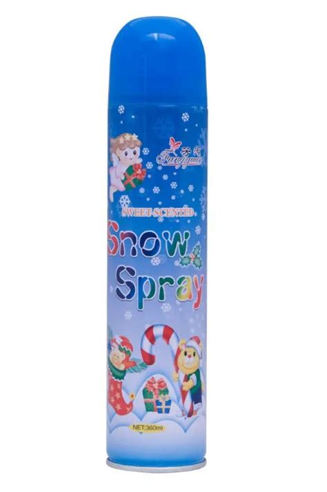 360ml Fake Snow Spray - Buy Snow Spray,Fake Snow,Snow Foam Spray ...