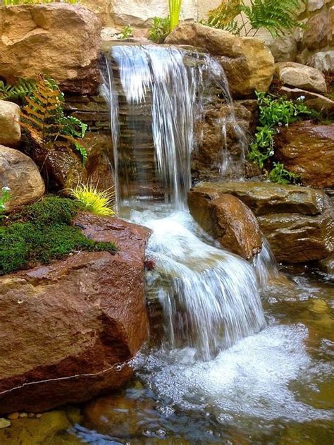 Backyard pond waterfall 6 | Waterfalls backyard, Garden waterfall, Pond ...