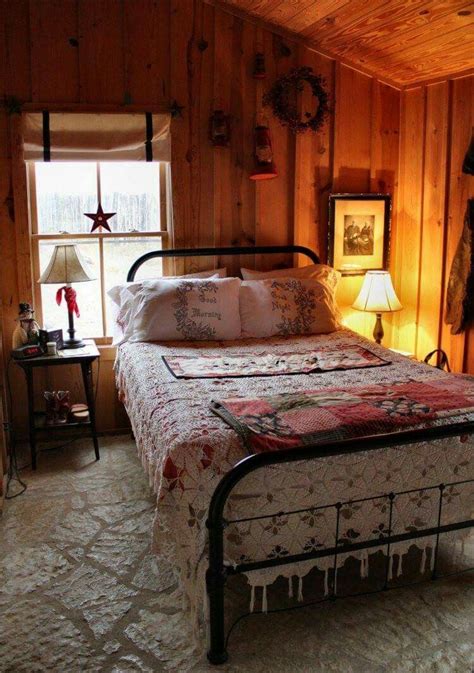 Cabin Bedroom Decor, Rustic Bedroom Furniture, Cozy Bedroom, Bedroom ...