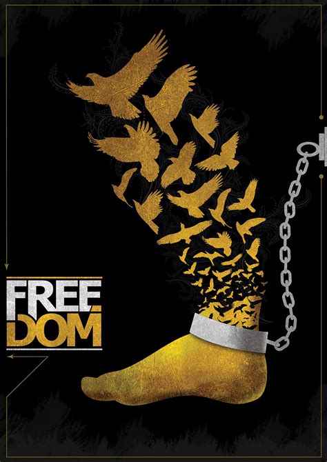 Freedom Poster on Behance | Freedom artwork, Freedom art, Poster drawing