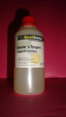 Nessler's Reagent - Nessler's Reagent Exporter, Manufacturer & Supplier ...