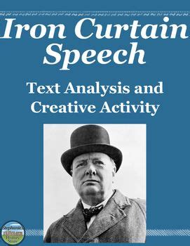 Churchill's Iron Curtain Speech Analysis and Creative Activity | High ...