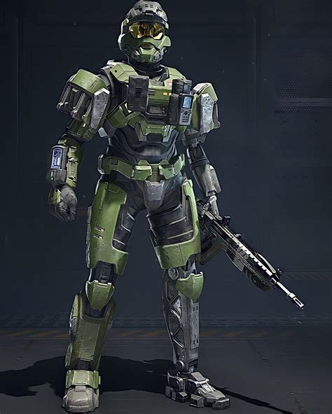 I love the utilitarian style of the Halo Reach armor. It looks so good ...