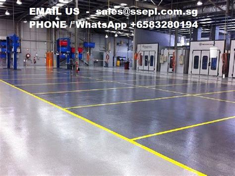 Warehouse floor painting | Singapore Specialized Engineering Pte ltd