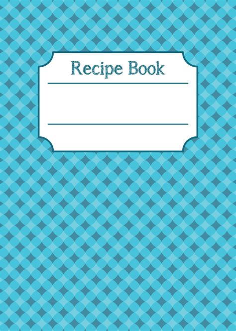 Cookbook Covers To Print - 10 Free PDF Printables | Printablee