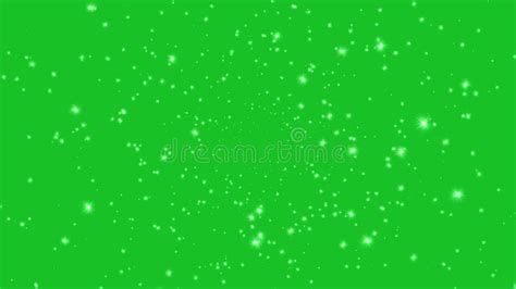 Stars Streaming on Green Screen Background Motion Graphic Effect. Stock ...