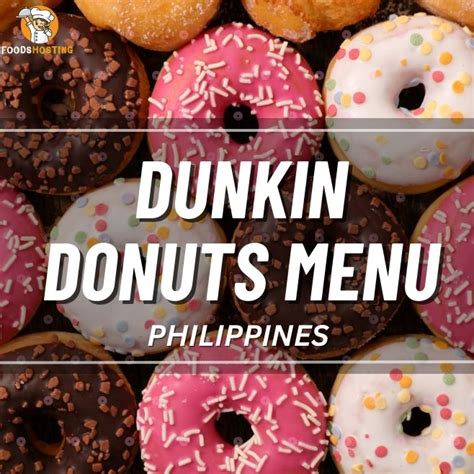 Dunkin Donuts Menu With Price List 2023 [UPDATED], 58% OFF