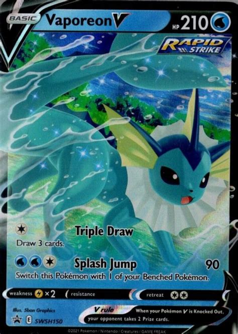 Vaporeon V Pokemon Cards Price Guide - Sports Card Investor