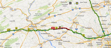 Pennsylvania Turnpike eastbound shut down between Reading and Lancaster ...