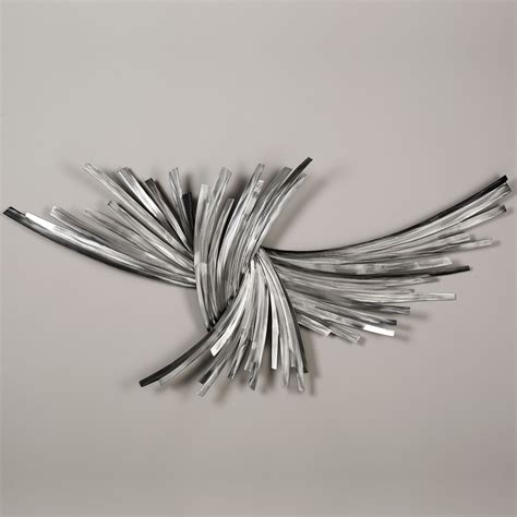 15 Collection of Abstract Metal Sculpture Wall Art