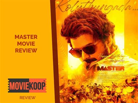 Master Movie Review: Thalapathy Vijay and Vijay Sethupathy shines in ...