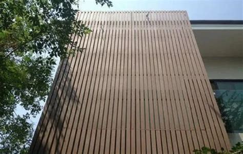 Exterior WPC Wall Cladding - Wpc Louvers Exterior Cladding Wholesaler ...