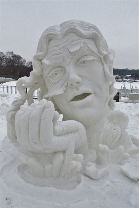 Nomadic Newfies: U.S. Nationals Snow Sculpting in Lake Geneva