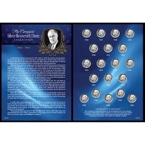 Complete Silver Roosevelt Dime Collection 1946-1964 | Michaels