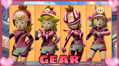 🌸 Mario Strikers Battle League - Peach Full Gear Showcase 🌸 - YouTube