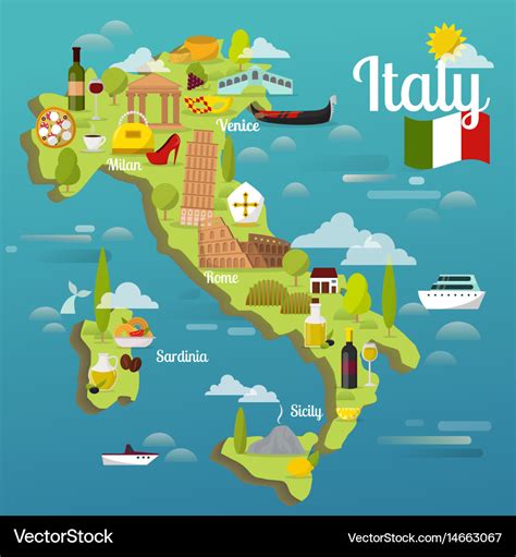 Italy Map With Tourist Attractions - When Do We Spring Forward In 2024