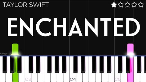 Taylor Swift - Enchanted | EASY Piano Tutorial Chords - Chordify