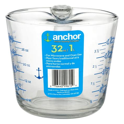 Anchor Hocking 32oz Measuring Cup, 1.0 CT - Walmart.com - Walmart.com