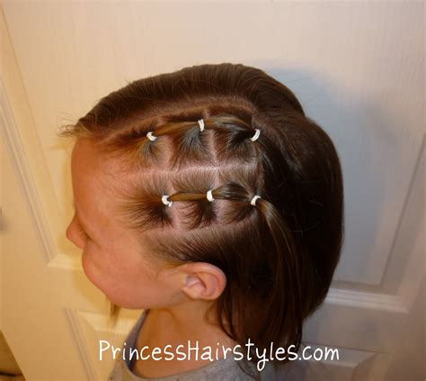 Ribbon Lacing For Short Hair | Hairstyles For Girls - Princess Hairstyles