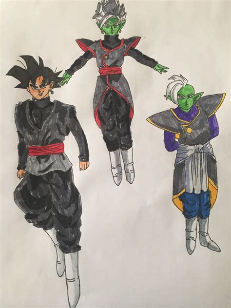 Goku black + Zamasu = Fusion Zamasu