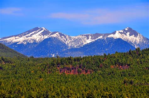 Snowcapped Mountains Flagstaff AZ Free Stock Photo - Public Domain Pictures