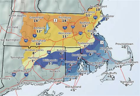 Total Snow Accumulation Map