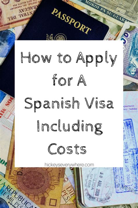 Everything You Need to Know About a Spanish Visa: Including Costs ...