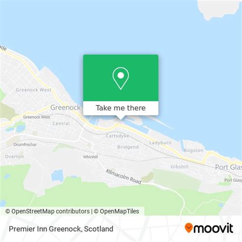 How to get to Premier Inn Greenock by bus, train or ferry?