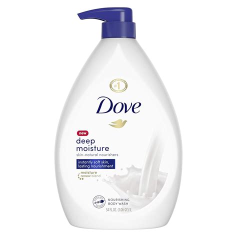 Amazon.com: Dove Body Wash Pump, humectación profunda, 34 oz: Beauty