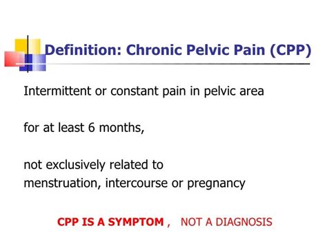 Chronic Pelvic Pain