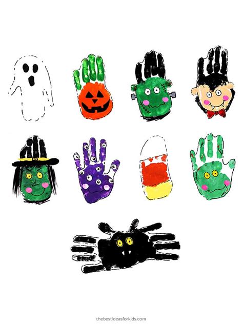 Halloween Handprint Art & Craft Ideas - The Best Ideas for Kids