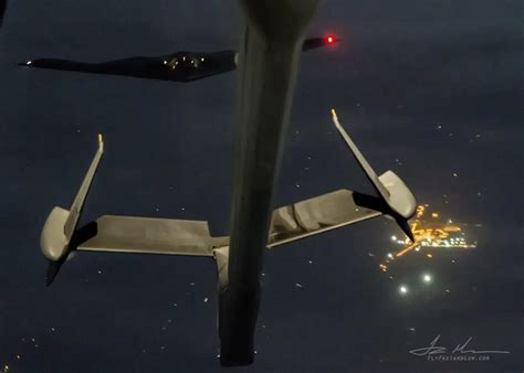 We Encountered The B-2 Stealth Bomber At Night in Stormy Skies To Get ...