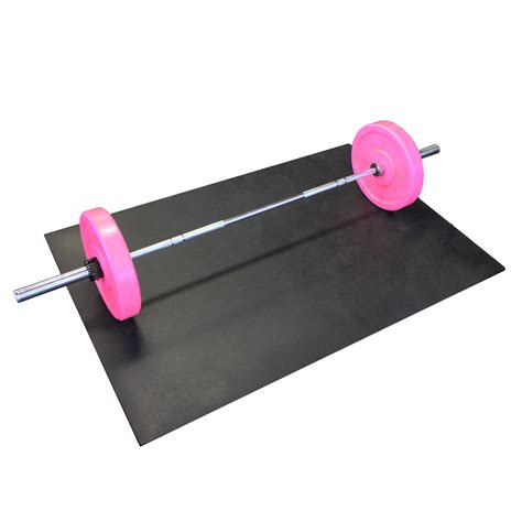 Rubber Gym Mat - 4' x 6'