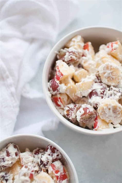 Fruit Salad with Whipped Cream | A Joyfully Mad Kitchen