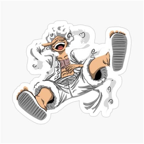 "Gear 5 Luffy" Sticker for Sale by Peponji en 2023 | Anime one piece ...