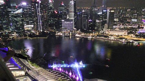 Marina Bay Sands Skypark. Amazing Night View of Singapore - YouTube