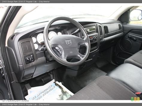 Gray Interior Dashboard for the 2003 Dodge Ram 1500 ST Regular Cab ...