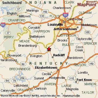 Muldraugh, Kentucky Area Map & More