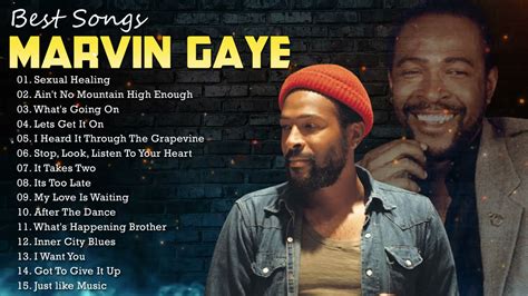 Best Songs Marvin Gaye Full Album - Marvin Gaye Greatest Hits Playlist ...