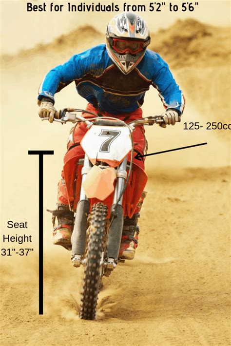 Dirt Bike Height Chart: Buy the right size bike for you! – Outdoor Troop