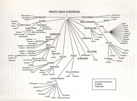 The Twelve Branches of the Indo-European Language Family | Flickr