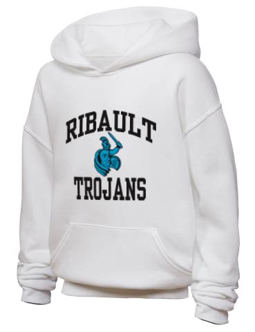 Jean Ribault High School Trojans JERZEES Youth Hooded Sweatshirt | Prep ...