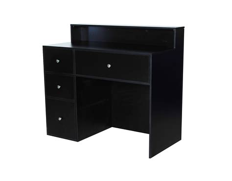 "DELAMERE" SALON RECEPTION DESK BLACK | Salon Furniture Toronto Canada USF