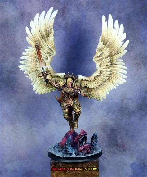 Sanguinius, Blood angels primarch by Salaise figurine studio · Putty&Paint